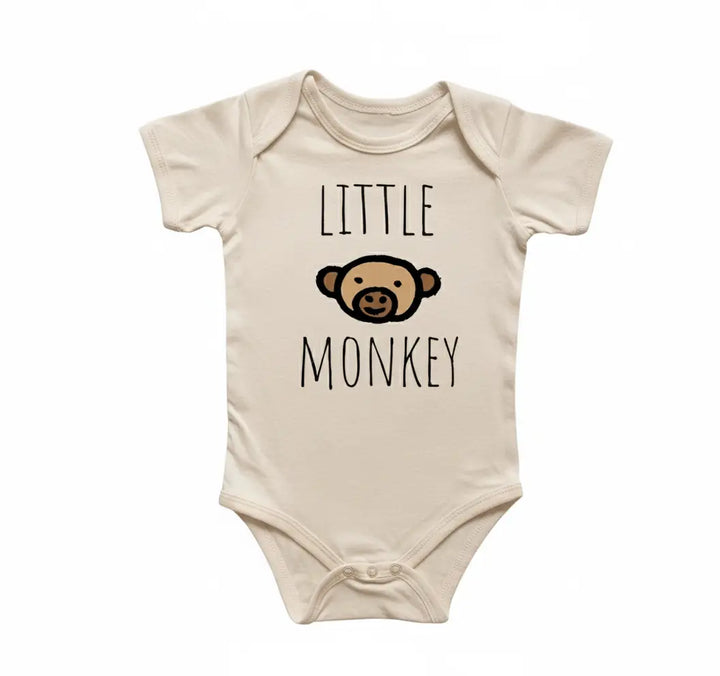 Little Monkey - Baby Boy Girl Clothes Infant Bodysuit Funny Cute Newborn  Funny Cute Onesie® | North Fork Forager LLC