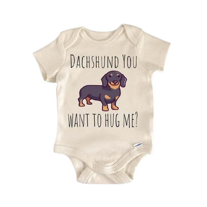 Dachshund Wiener  - Baby Boy Girl Clothes Infant Bodysuit Funny Cute Newborn