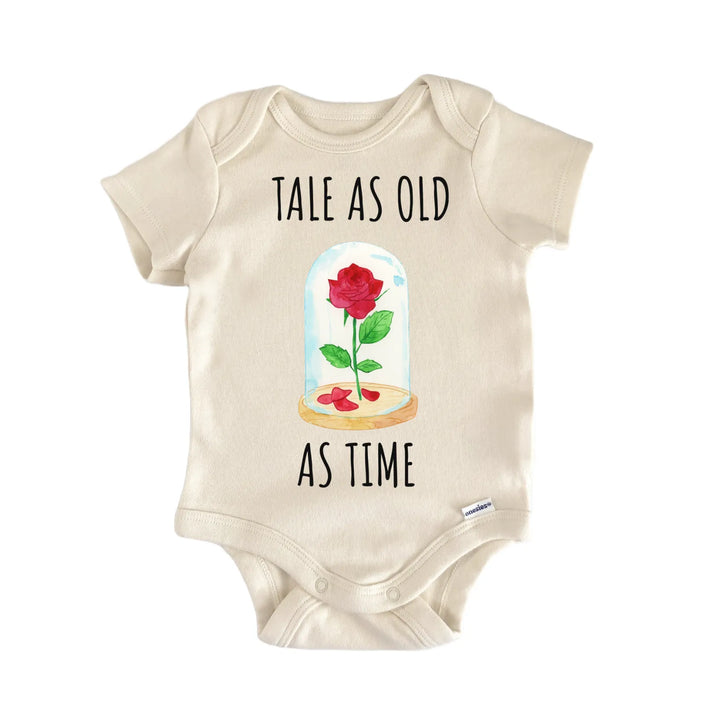 Princess Movie Rose Petal Flower Baby Gift Baby Bodysuit