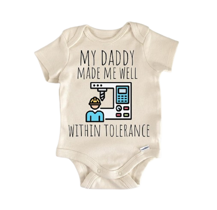 Machinist Welder Welding Machine - Baby Boy Girl Clothes Infant Bodysuit Funny Cute  Funny Cute Onesie® | North Fork Forager LLC