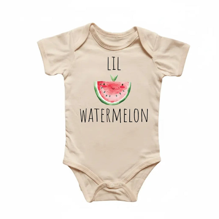 Little Watermelon Fruit - Baby Boy Girl Clothes Infant Bodysuit Funny Cute Newborn  Funny Cute Onesie® | North Fork Forager LLC