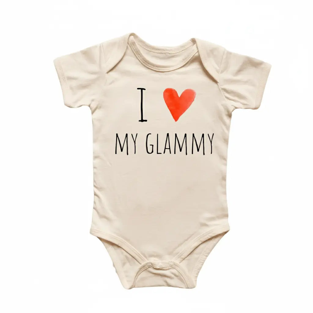Glammy Grandma - Baby Boy Girl Clothes Infant Onesie® Funny Cute Newborn GS1  Funny Cute Onesie® | North Fork Forager LLC