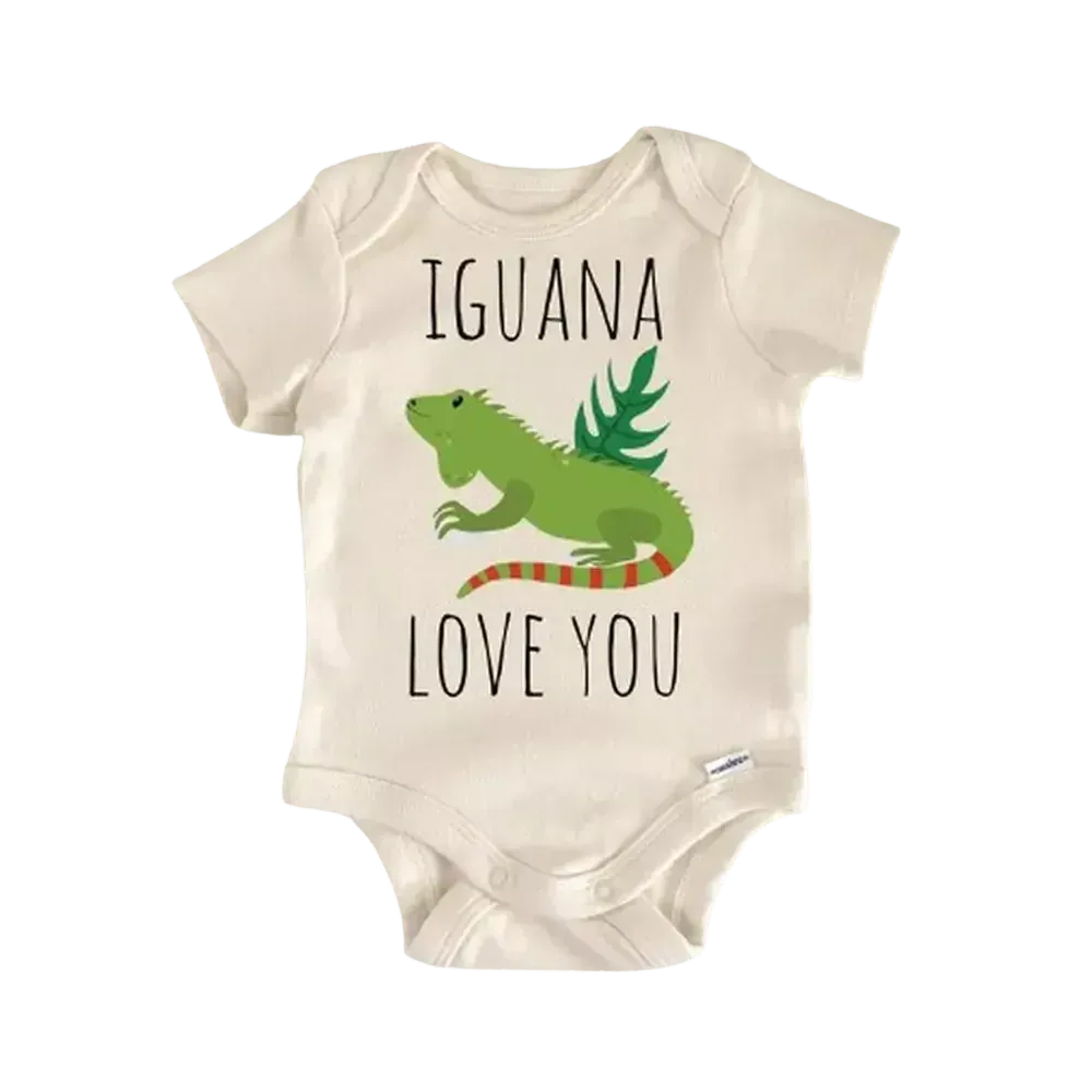 Iguana Lizard Reptile - Baby Boy Girl Clothes Infant Bodysuit Funny Cute Newborn  Funny Cute Onesie® | North Fork Forager LLC