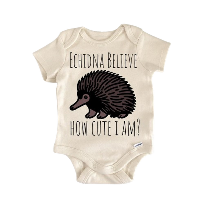 Echidna Australian Hedgehog - Baby Boy Girl Clothes Infant Bodysuit Funny Cute Newborn  Funny Cute Onesie® | North Fork Forager LLC