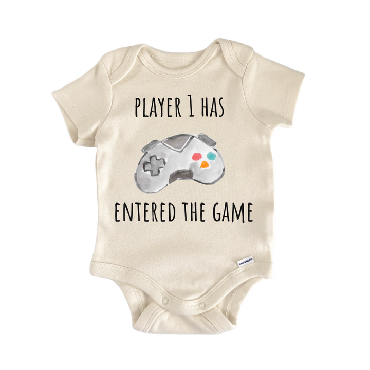 Player 1 Has Entered The Game Video Games Infant Gift Baby Onesie®