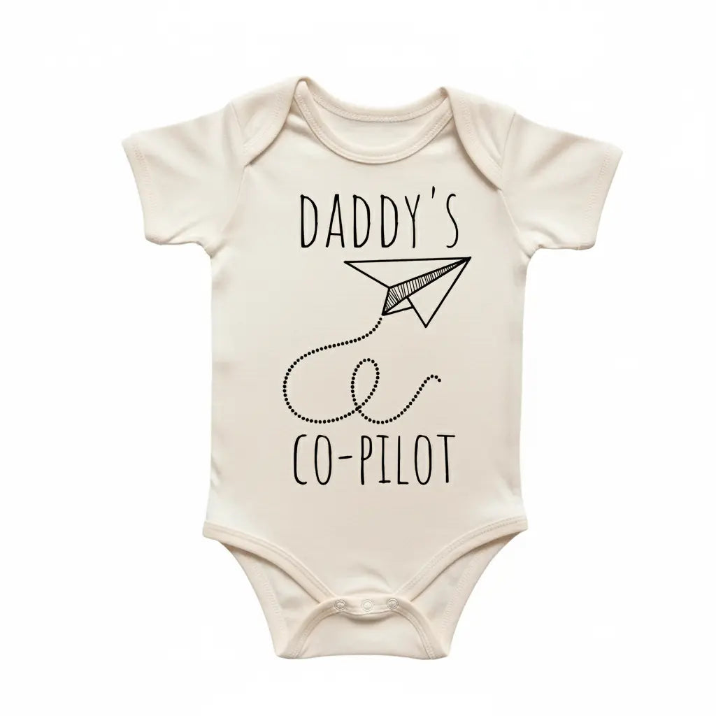 Copilot Pilot Airplane - Baby Boy Girl Clothes Infant Onesie® Funny Cute Newborn GS1  Funny Cute Onesie® | North Fork Forager LLC
