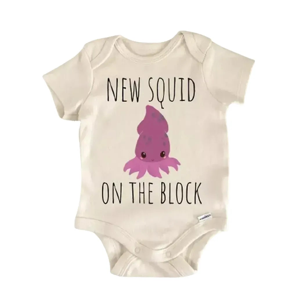Squid Octopus Ocean - Baby Boy Girl Clothes Infant Onesie® Funny Cute Newborn GS1  Funny Cute Onesie® | North Fork Forager LLC
