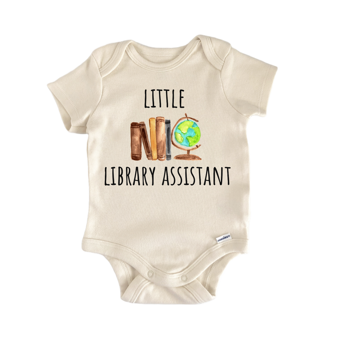 Library Assistant Teacher Librarian Baby Gift Baby Bodysuit