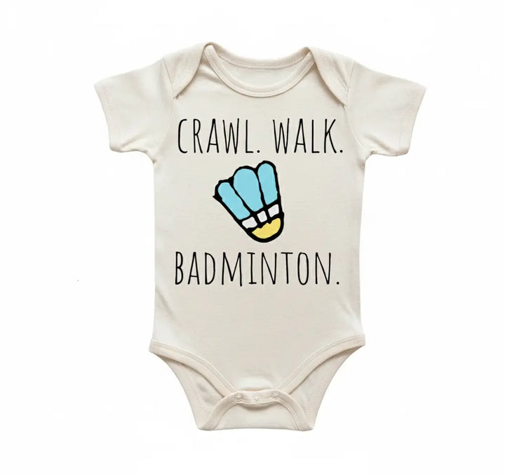 Badminton - Baby Boy Girl Clothes Infant Bodysuit Funny Cute Newborn 2  Funny Cute Onesie® | North Fork Forager LLC