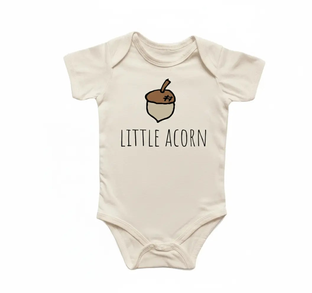 Acorn Oak Tree - Baby Boy Girl Clothes Infant Bodysuit Funny Cute Newborn  Funny Cute Onesie® | North Fork Forager LLC
