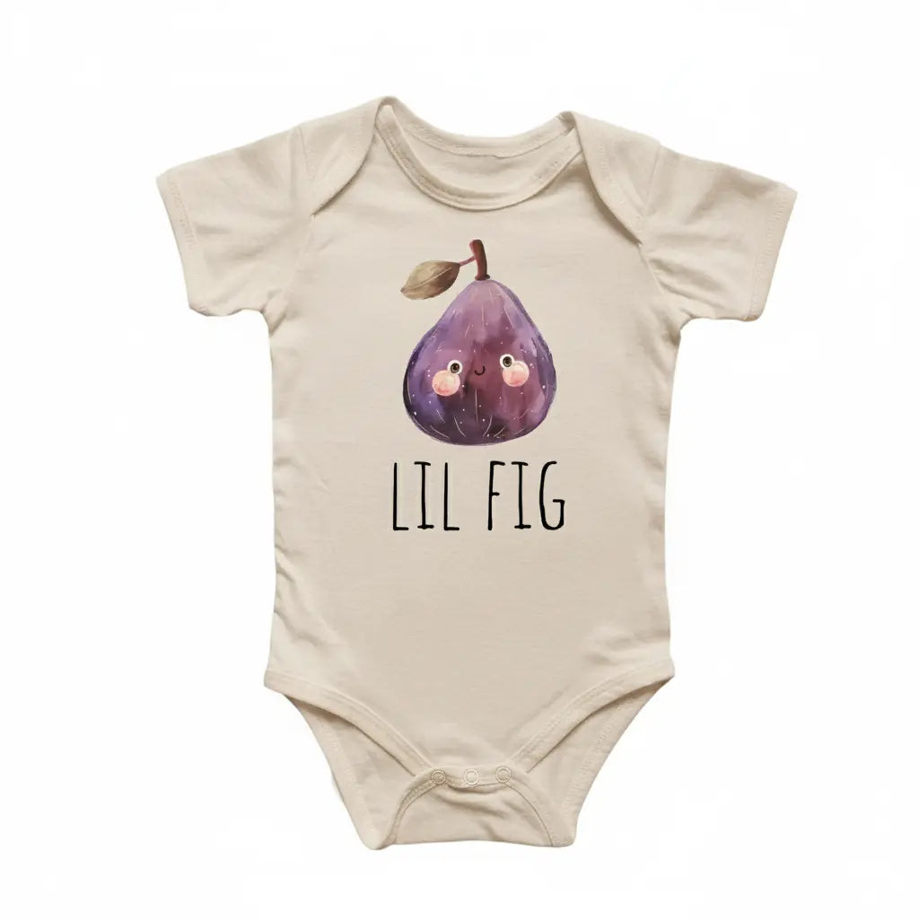 Fig Fruit - Baby Boy Girl Clothes Infant Bodysuit Funny Cute Newborn v  Funny Cute Onesie® | North Fork Forager LLC