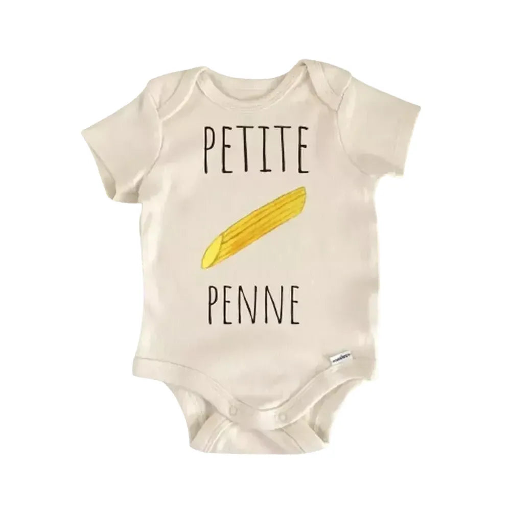 Italian Pasta Penne - Baby Boy Girl Clothes Infant Bodysuit Funny Cute Newborn  Funny Cute Onesie® | North Fork Forager LLC