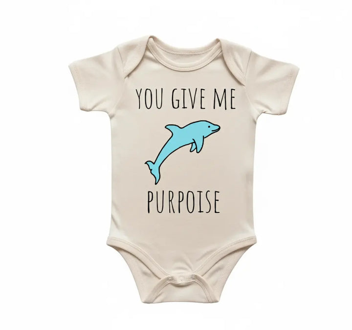 Dolphin - Baby Boy Girl Clothes Infant Bodysuit Funny Cute Newborn  Funny Cute Onesie® | North Fork Forager LLC