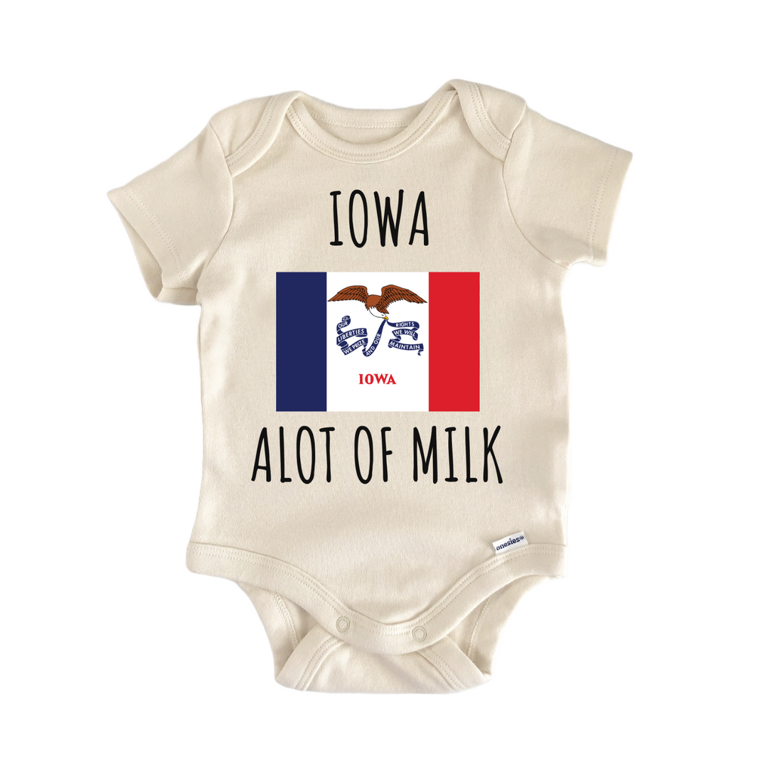 Iowa State Flag Baby Gift Baby Onesie®