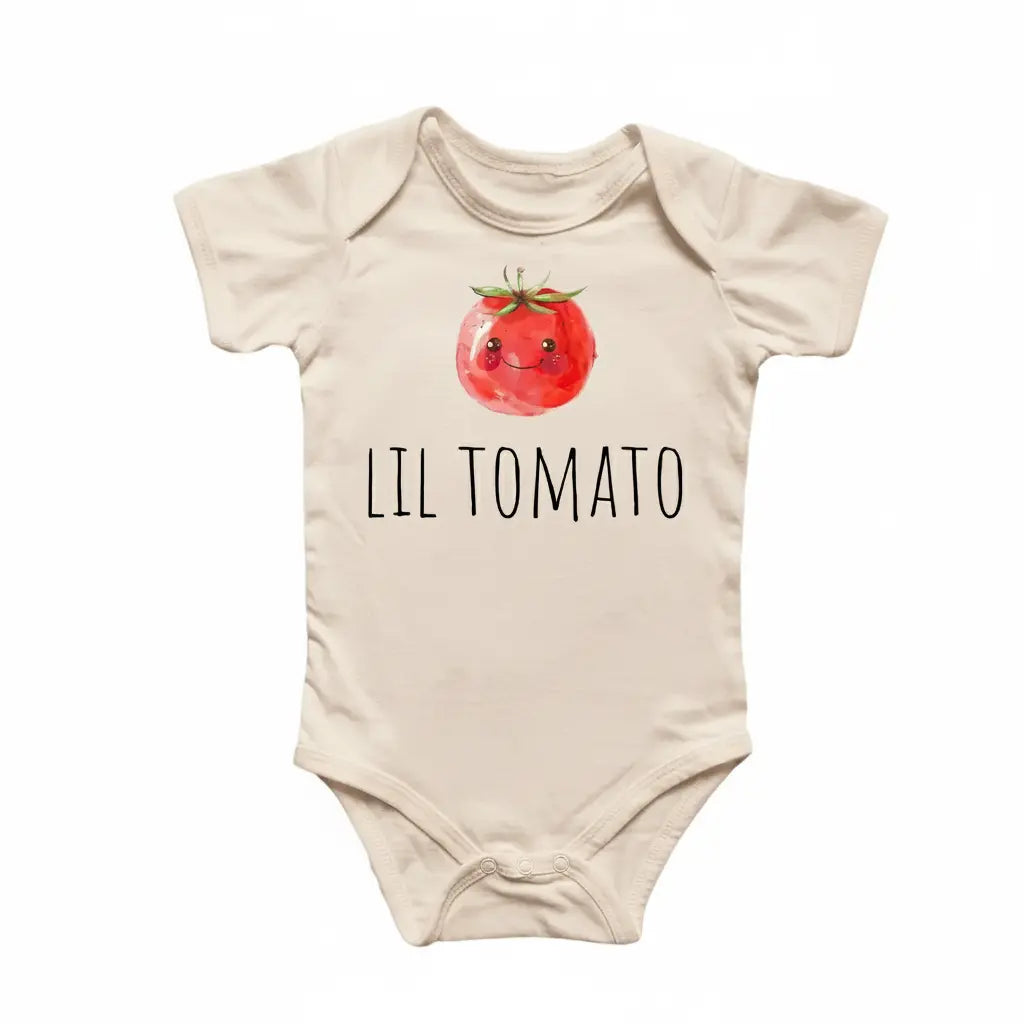 Little Tomato Fruit  - Baby Boy Girl Clothes Infant Bodysuit Funny Cute Newborn  Funny Cute Onesie® | North Fork Forager LLC