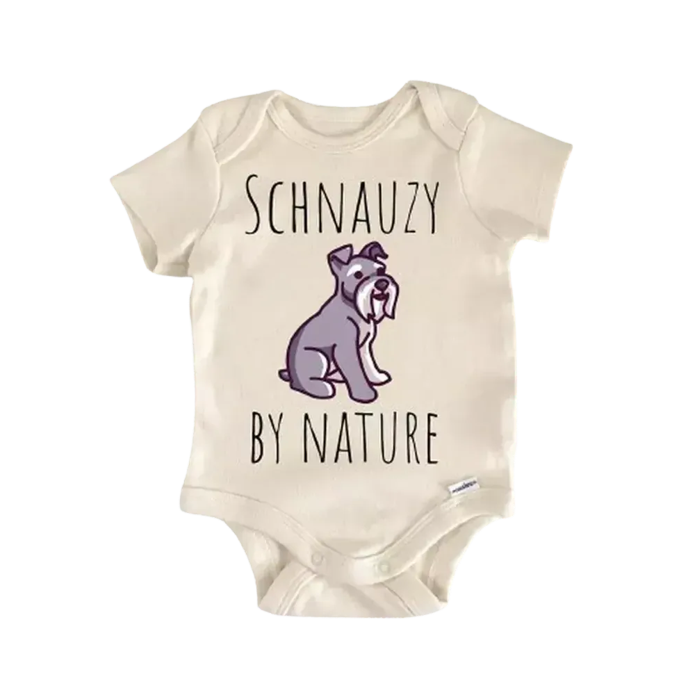 Miniature Schnauzer Dog - Baby Boy Girl Clothes Infant Bodysuit Funny Cute Newborn  Funny Cute Onesie® | North Fork Forager LLC