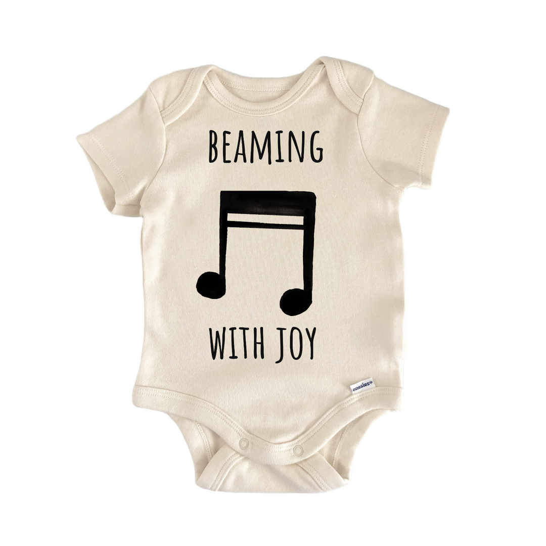 Musical Note Piano Beam Keyboard Baby Gift Baby Bodysuit