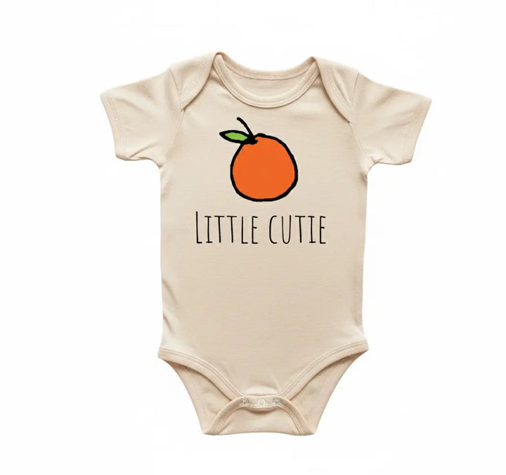 Orange Fruit Vegan - Baby Boy Girl Clothes Infant Bodysuit Funny Cute Newborn  Funny Cute Onesie® | North Fork Forager LLC