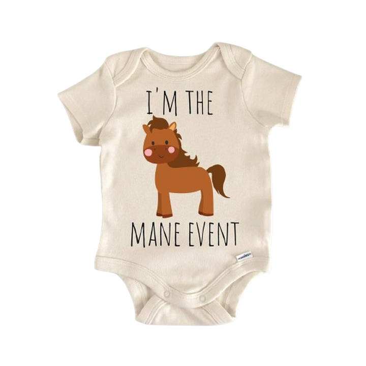 Horse Equestrian - Baby Boy Girl Clothes Infant Bodysuit Funny Cute Newborn  Funny Cute Onesie® | North Fork Forager LLC