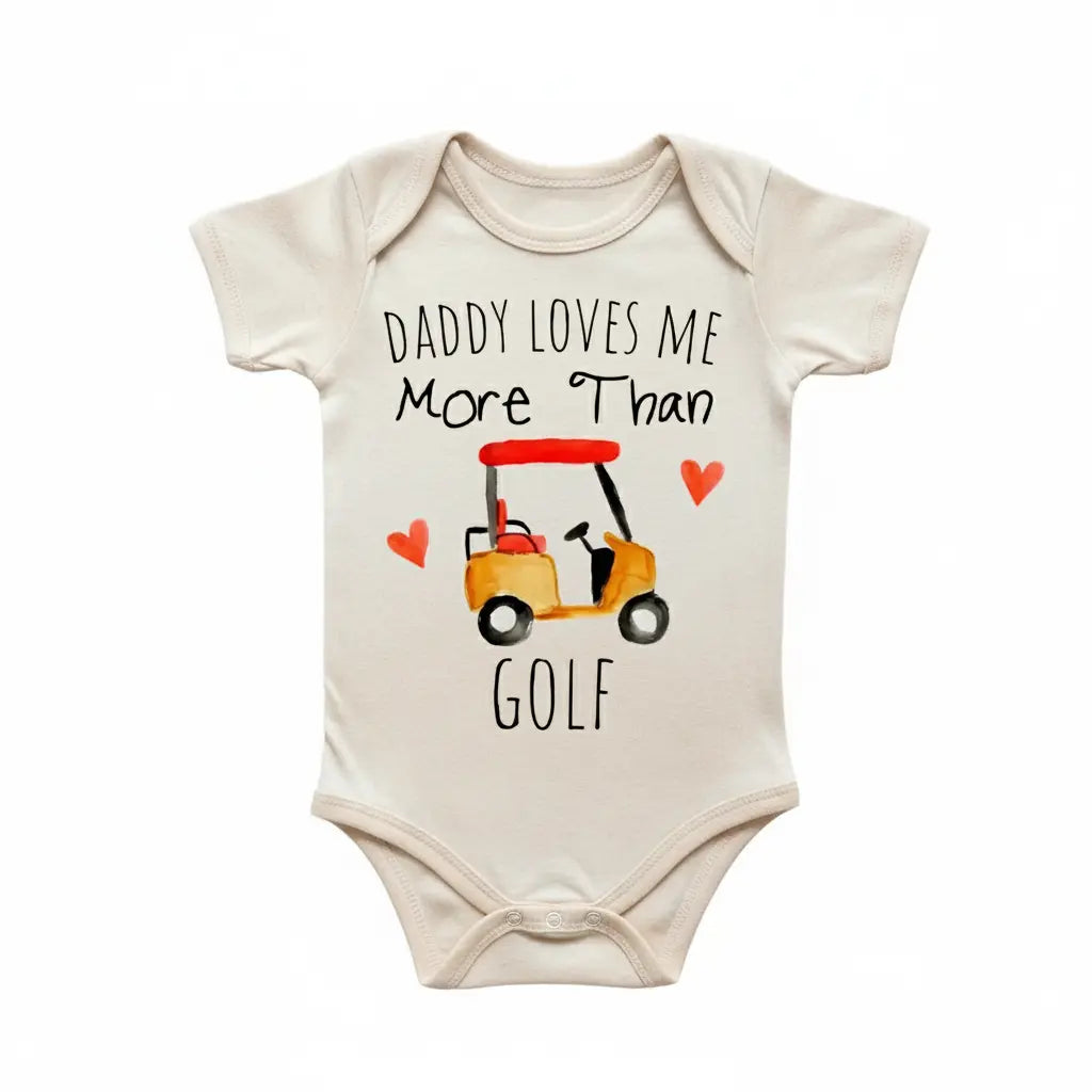 Golf Love - Baby Boy Girl Clothes Infant Bodysuit Funny Cute Newborn  Funny Cute Onesie® | North Fork Forager LLC
