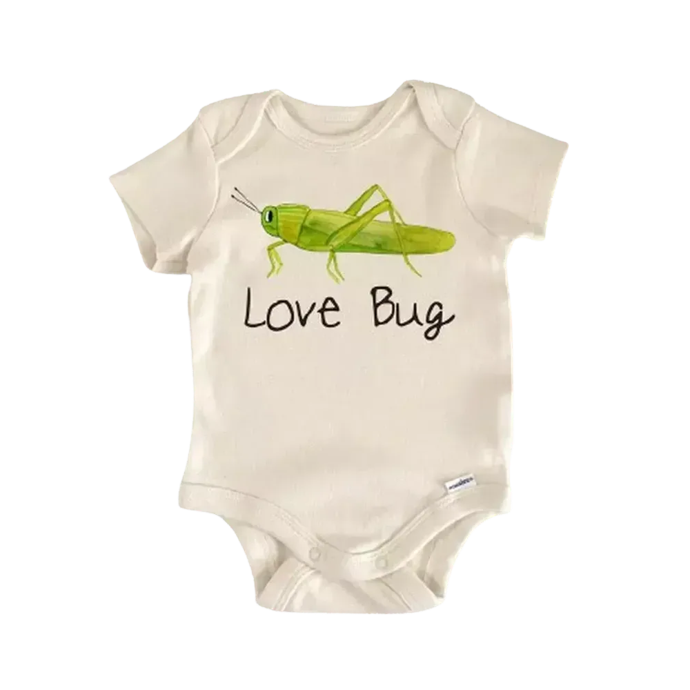 Cricket Insect Love Bug - Baby Boy Girl Clothes Infant Bodysuit Funny Cute Newborn  Funny Cute Onesie® | North Fork Forager LLC