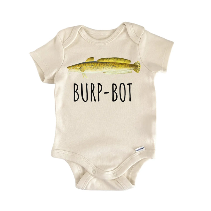 Burbot Fish Freshwater Fishing Baby Gift Baby Bodysuit