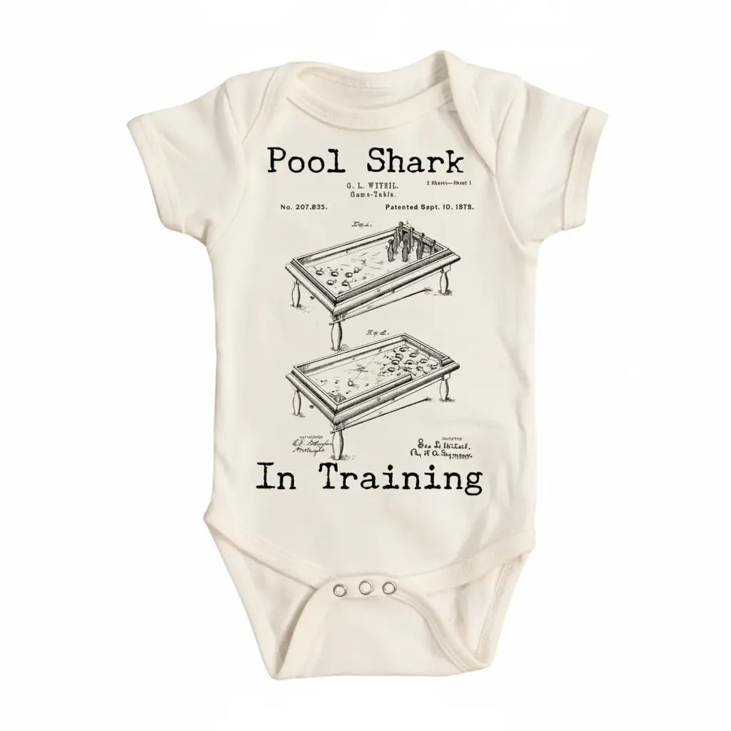 Pool Table Billiards - Baby Boy Girl Clothes Infant Bodysuit Funny Cute Newborn  Funny Cute Onesie® | North Fork Forager LLC