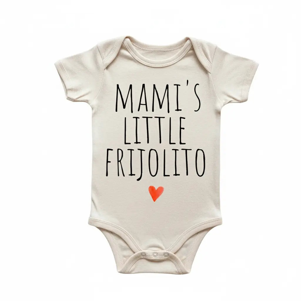 Mommy's Little Frijolito - Baby Boy Girl Clothes Infant Bodysuit Funny Cute Newborn 17  Funny Cute Onesie® | North Fork Forager LLC