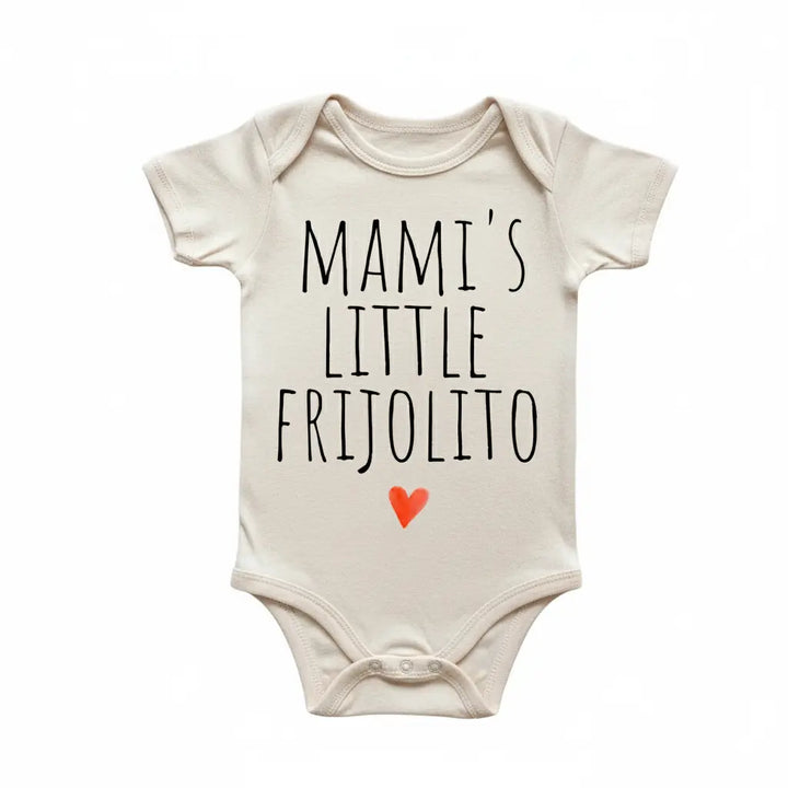 Mommy's Little Frijolito - Baby Boy Girl Clothes Infant Bodysuit Funny Cute Newborn 17  Funny Cute Onesie® | North Fork Forager LLC
