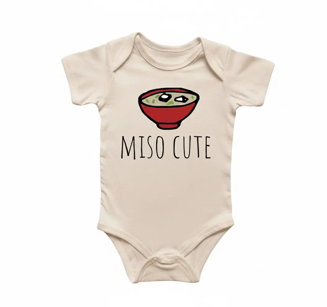Miso Soup - Baby Boy Girl Clothes Infant Bodysuit Funny Cute Newborn  Funny Cute Onesie® | North Fork Forager LLC