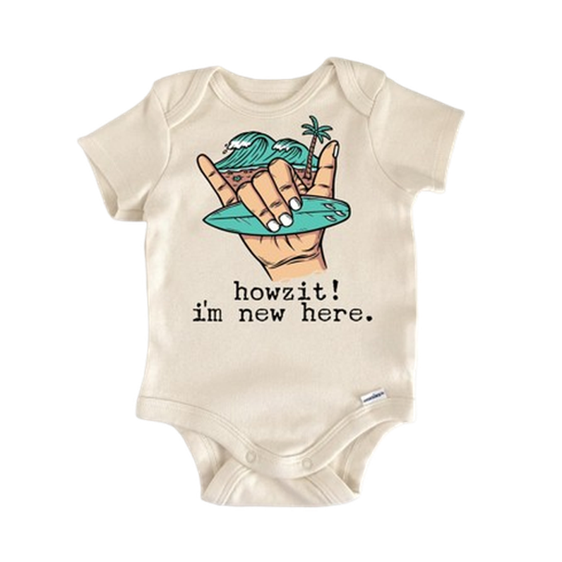 Hawaii Hawaiian  - Baby Boy Girl Clothes Infant Bodysuit Funny Cute Newborn  Funny Cute Onesie® | North Fork Forager LLC