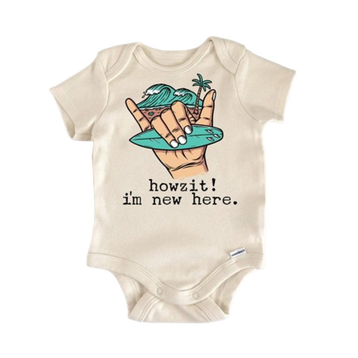 Hawaii Hawaiian  - Baby Boy Girl Clothes Infant Bodysuit Funny Cute Newborn  Funny Cute Onesie® | North Fork Forager LLC