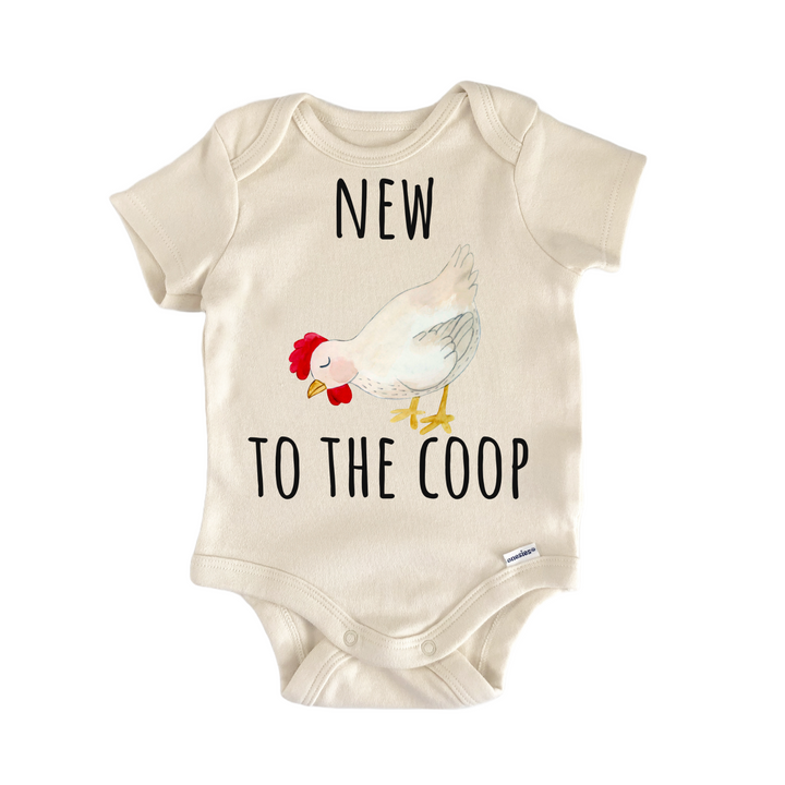 New To The Coop Chicken Feed Baby Gift Baby Onesie®
