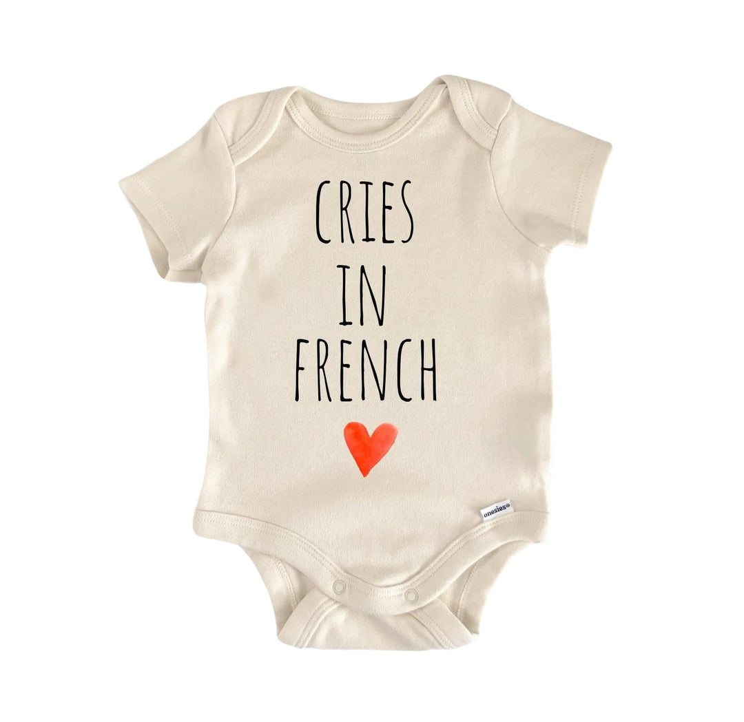 French France - Baby Boy Girl Clothes Infant Bodysuit Funny Cute Newborn  Funny Cute Onesie® | North Fork Forager LLC