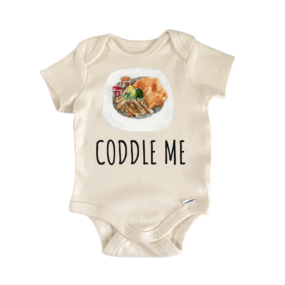 Fish and Chips England Seafood Cod Baby Gift Baby Onesie®