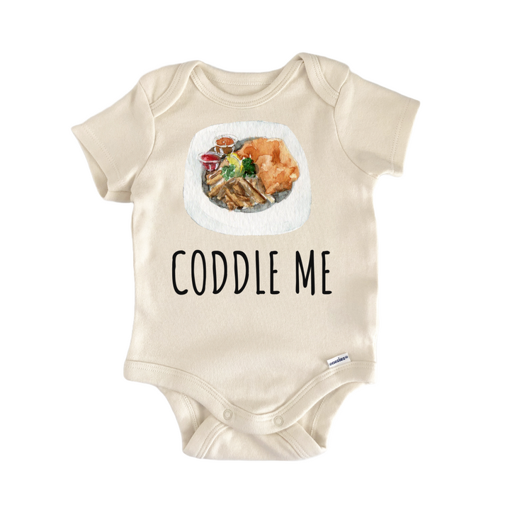 Fish and Chips England Seafood Cod Baby Gift Baby Onesie®