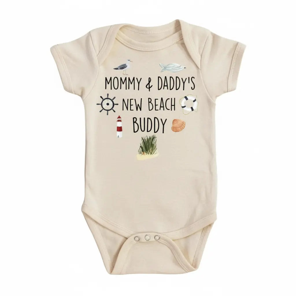 Beach Buddy Icons - Baby Boy Girl Clothes Infant Onesie® Funny Cute Newborn GS1  Funny Cute Onesie® | North Fork Forager LLC