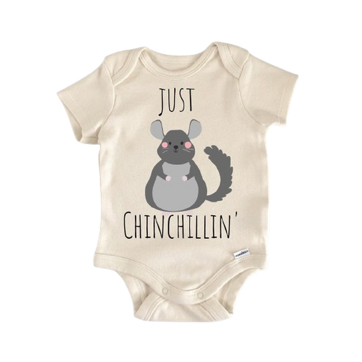 Chinchilla Animal Rodent - Baby Boy Girl Clothes Infant Bodysuit Funny Cute Newborn  Funny Cute Onesie® | North Fork Forager LLC