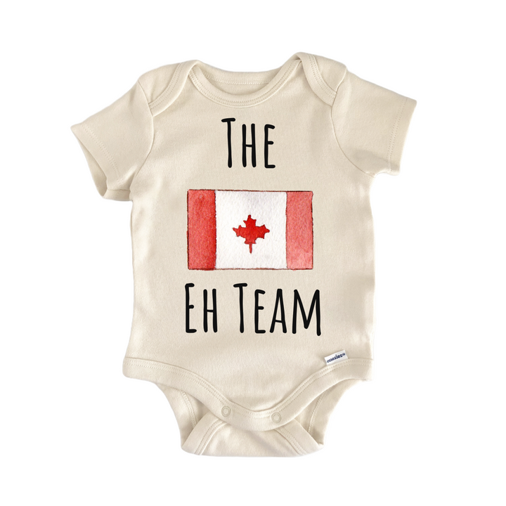 Canada Flag Eh Maple Leaf Baby Gift Baby Onesie®