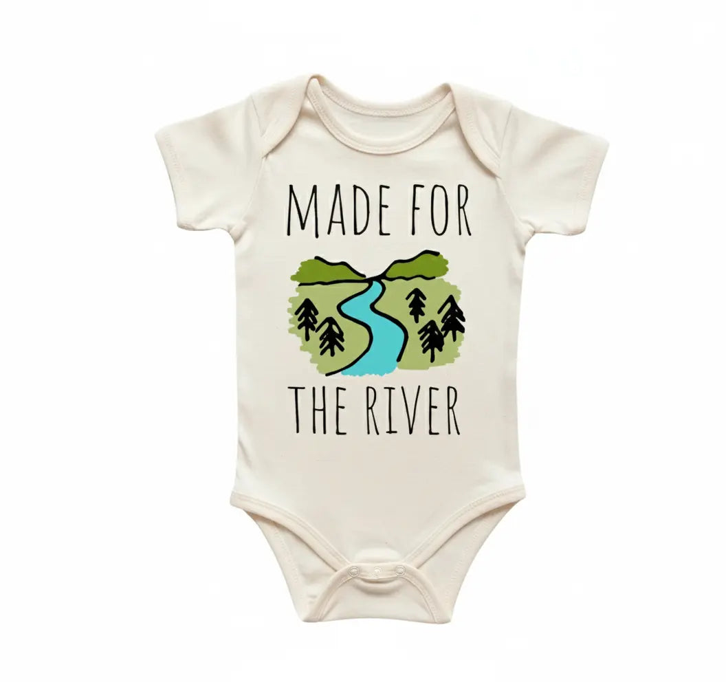 River Kayak - Baby Boy Girl Clothes Infant Bodysuit Funny Cute Newborn  Funny Cute Onesie® | North Fork Forager LLC