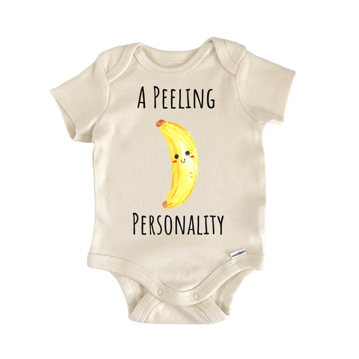 Peeling Banana Peel Fruit Monkey Baby Gift Baby Onesie®