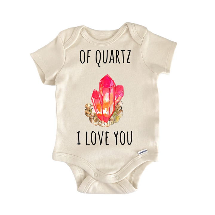 Quartz Rock Gem Mineral Infant Gift Baby Onesie®