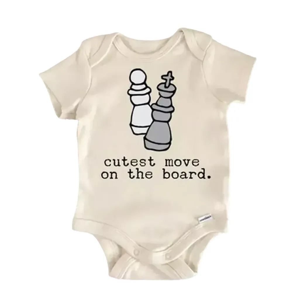 Chess  - Baby Boy Girl Clothes Infant Onesie® Funny Cute Newborn GS1  Funny Cute Onesie® | North Fork Forager LLC