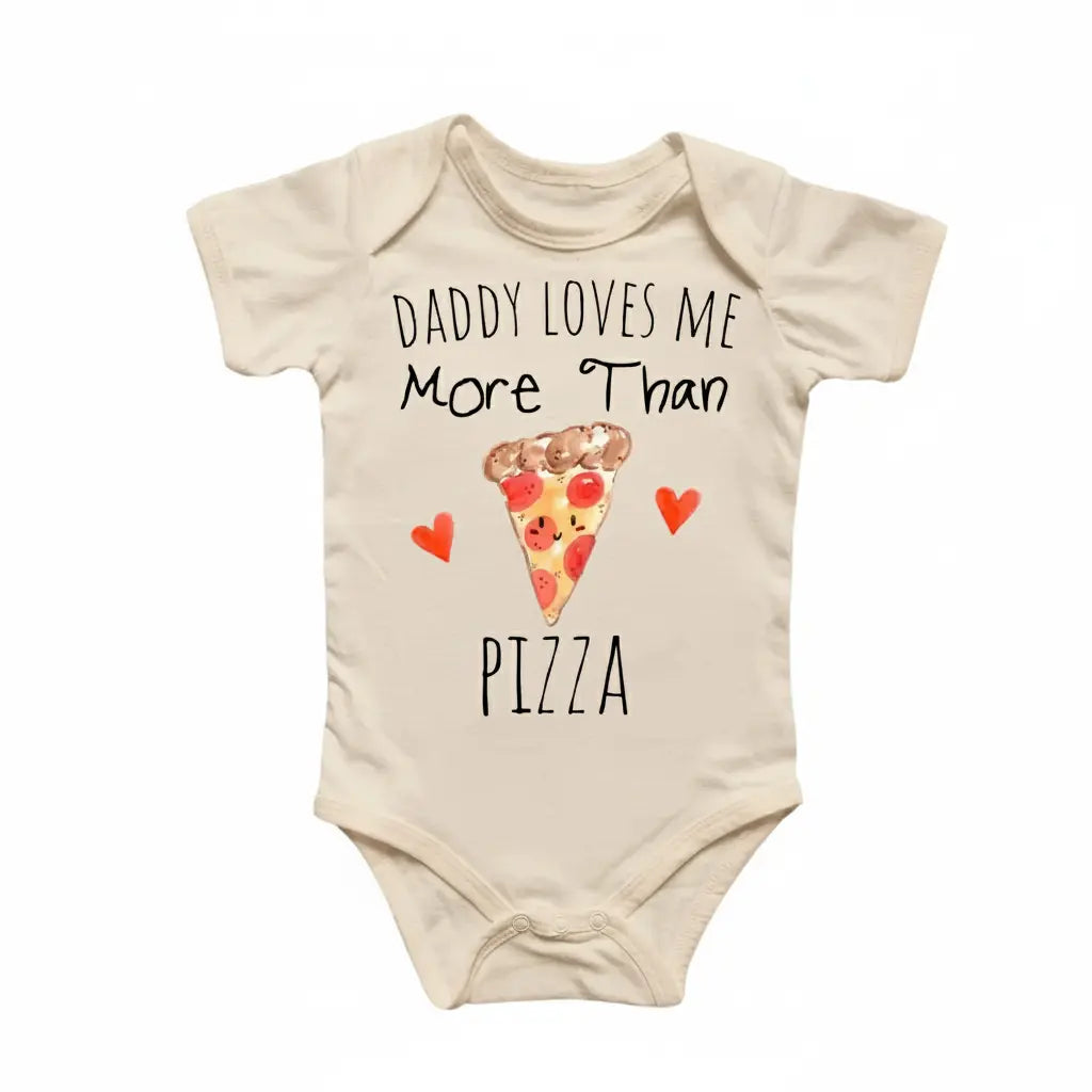 Pizza Love - Baby Boy Girl Clothes Infant Onesie® Funny Cute Newborn GS1  Funny Cute Onesie® | North Fork Forager LLC