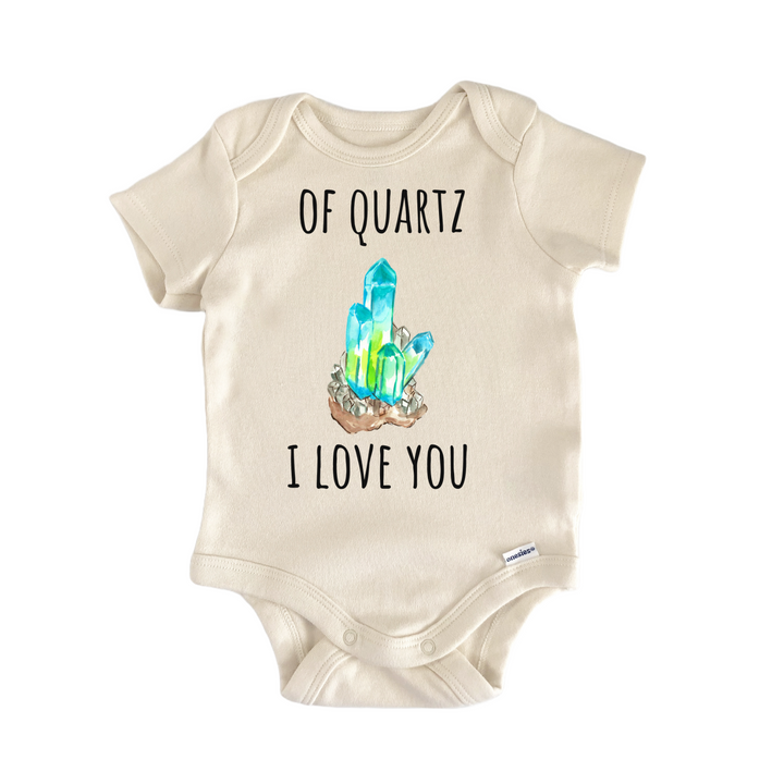 Mineral Quartz Gem Rock Baby Gift Baby Onesie®