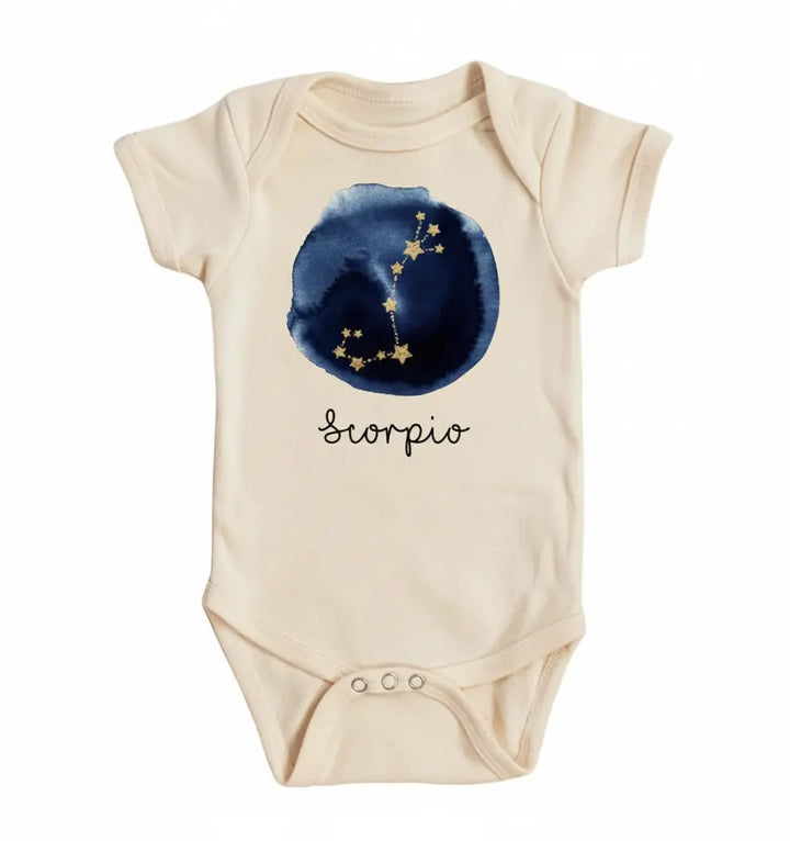 Scorpio Zodiac - Baby Boy Girl Clothes Infant Onesie® Funny Cute Newborn GS1  Funny Cute Onesie® | North Fork Forager LLC