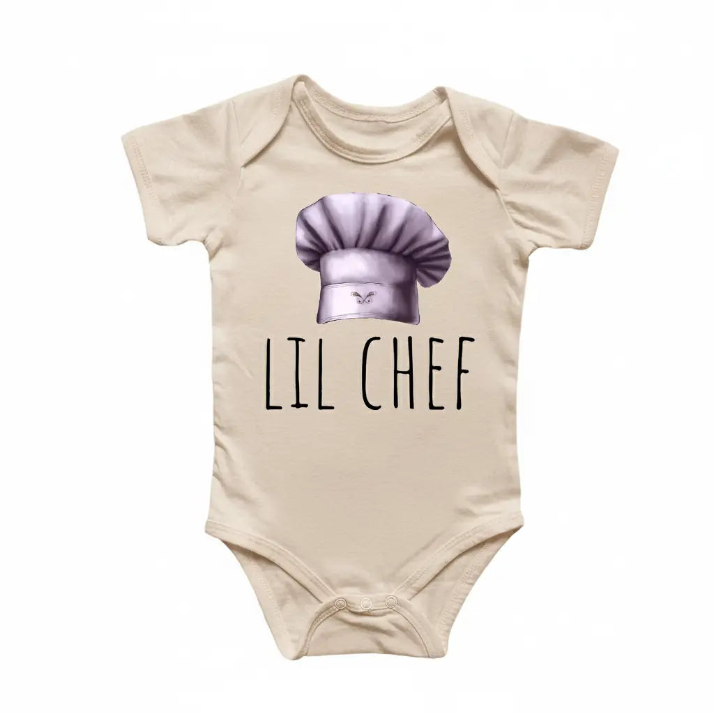 Little Chef Hat  - Baby Boy Girl Clothes Infant Bodysuit Funny Cute Newborn  Funny Cute Onesie® | North Fork Forager LLC
