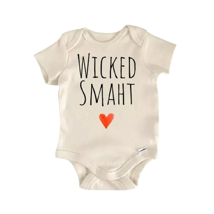 Massachusetts Wicked Boston - Baby Boy Girl Clothes Infant Bodysuit Funny Cute Newborn  Funny Cute Onesie® | North Fork Forager LLC