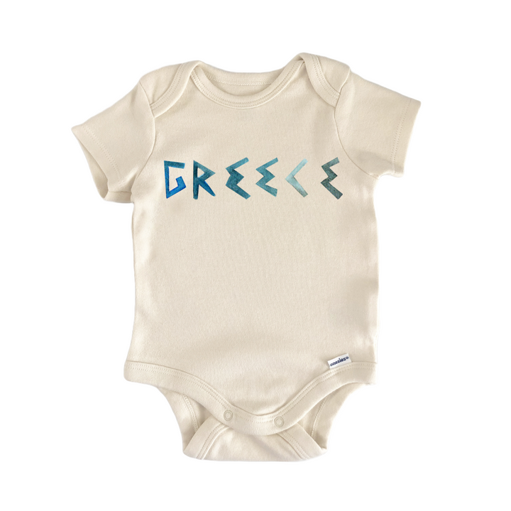 Greece Greek Font Baby Gift Baby Onesie®