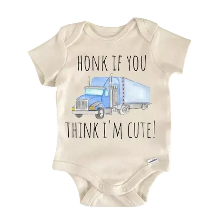 Trucking Trucker Truck - Baby Boy Girl Clothes Infant Bodysuit Funny Cute Newborn  Funny Cute Onesie® | North Fork Forager LLC